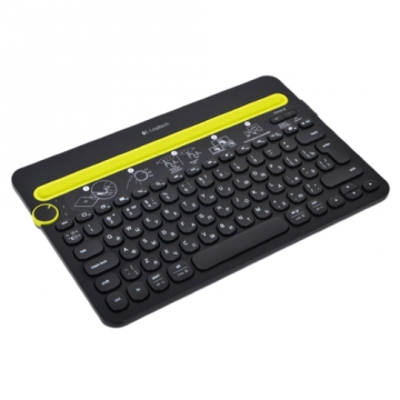 מקלדת Logitech רב התקנים K480 Bluetooth שחורה