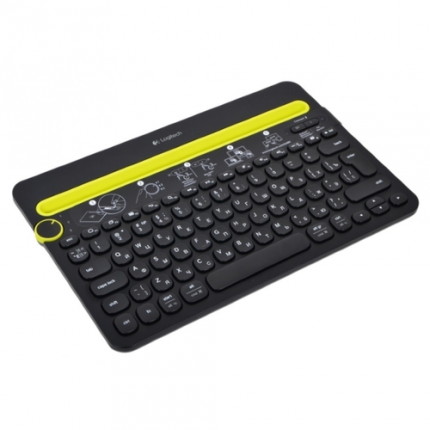 מקלדת Logitech מרובת התקנים K480 Bluetooth שחורה מקלדת Logitech מרובת התקנים K480 Bluetooth שחורה