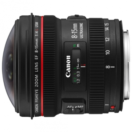 Canon EF 8-15mm f / 4.0L Fisheye USM Canon EF 8-15mm f / 4.0L Fisheye USM