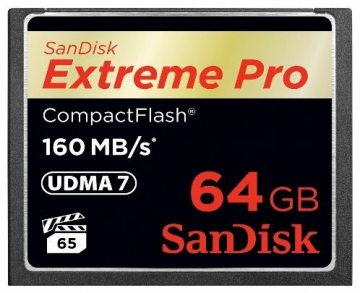 SanDisk Extreme Pro CompactFlash 160 MB / s 64 GB