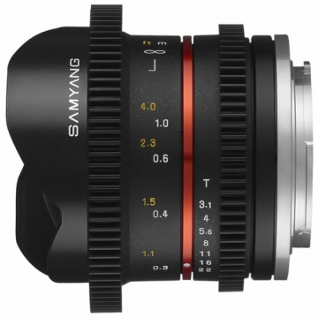 Samyang 8 mm T3.1 V-DSLR UMC Riblje oko II