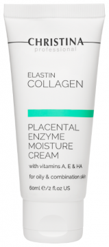 Christina ELASTINCOLLAGEN PLACENTALNA ENZIMSKA VLAGA KREMA SA VITAMINIMA A, E & HA ZA MASNU I KOMBINIRANU KOŽU