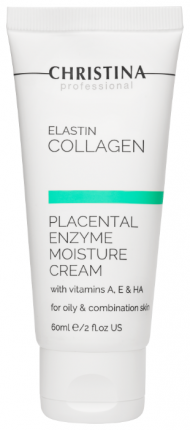 Christina ELASTINCOLLAGEN PLACENTALNA ENZIMNA VLAGA KREMA SA VITAMINIMA A, E & HA ZA MASNU I KOMBINIRANU KOŽU Christina ELASTINCOLLAGEN PLACENTALNA ENZIMNA VLAGA KREMA SA VITAMINIMA A, E & HA ZA MASNU I KOMBINIRANU KOŽU