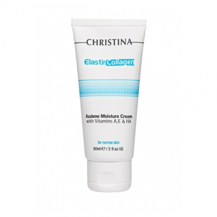 Christina Elastincollagen Azulene krema za vlagu s vitaminima A, E i Ha za normalnu kožu Christina Elastincollagen Azulene krema za vlagu s vitaminima A, E i Ha za normalnu kožu