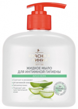 Crvena linija za intimnu higijenu Aloe Vera 250 ml
