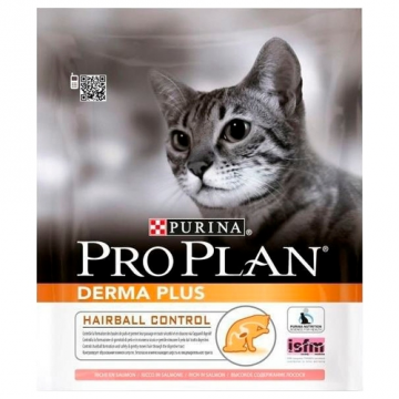 Purina Pro Plan Derma Plus mačja bogata lososom suha