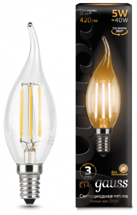 gauss 104801105 E14 CA35 5W gauss 104801105 E14 CA35 5W