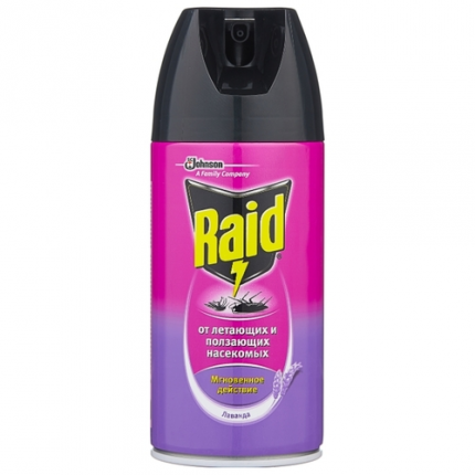 Raid aerosol puzećih i letećih insekata s mirisom lavande Raid aerosol puzećih i letećih insekata s mirisom lavande