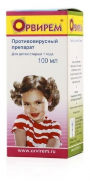 סירופ Olifen Orvirem (Rimantadin) 0.2% fl 100 מ
