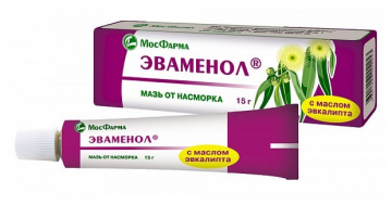 Evamenol mast za nos eukaliptus 15g br. 1
