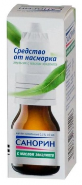 TEVA Sanorin kapi za nos 0,1% 10ml br