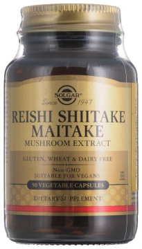 Ekstrakt gljive SOLGAR Reishi, Shiitake i Meitake No. 50
